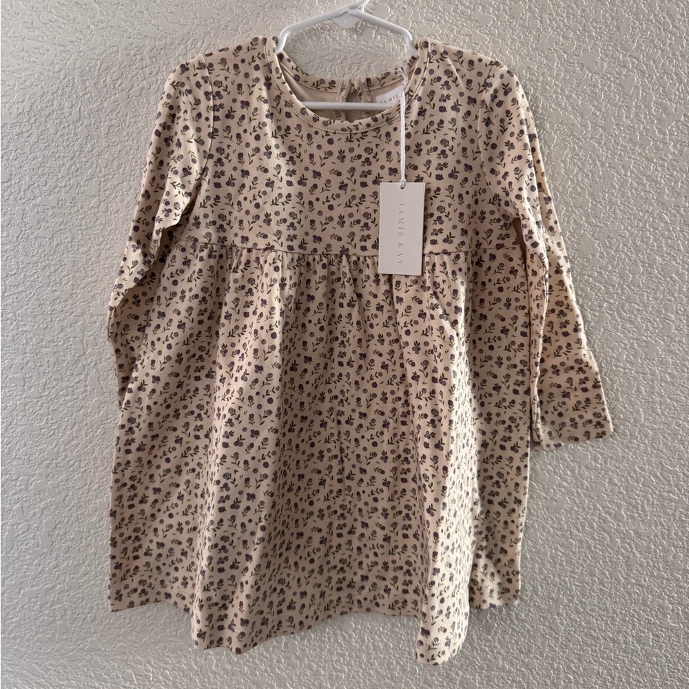 Jamie Kay Cream Floral Kids Dress